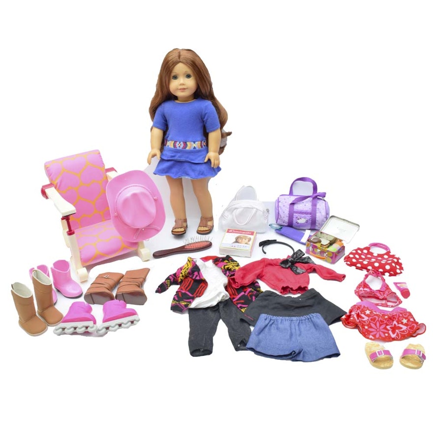 American Girl 2013 Girl of the Year "Saige" Doll with Clothing and Accessories