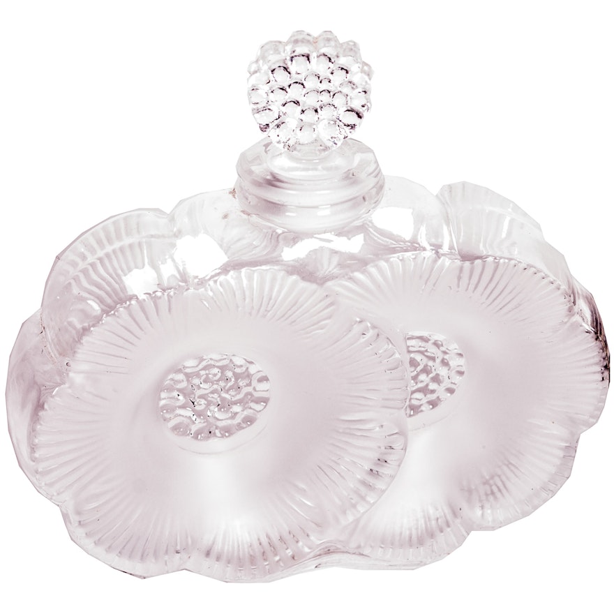 Lalique "Deux Fleurs" Perfume Bottle
