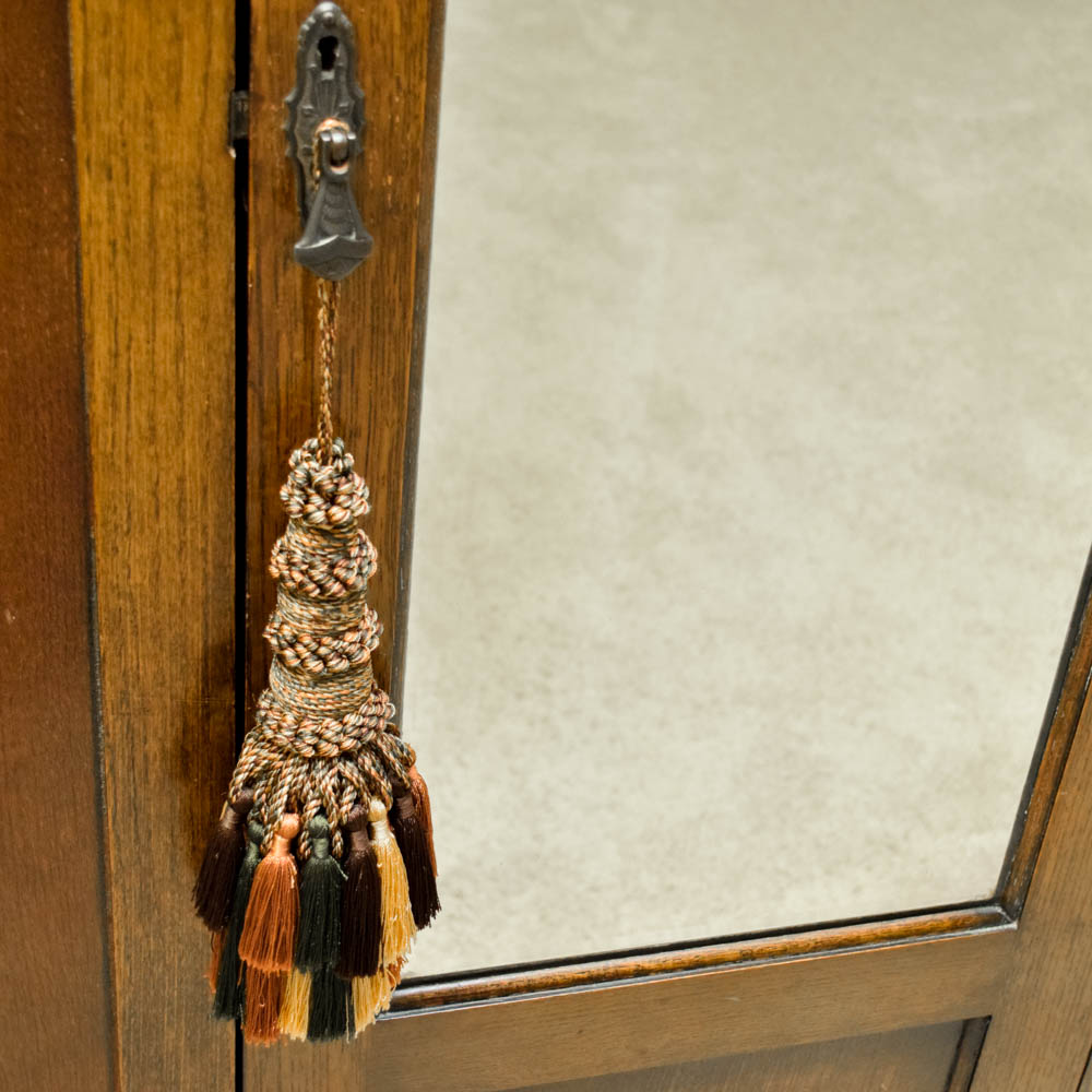 Vintage Art Deco Style Cherry Wardrobe