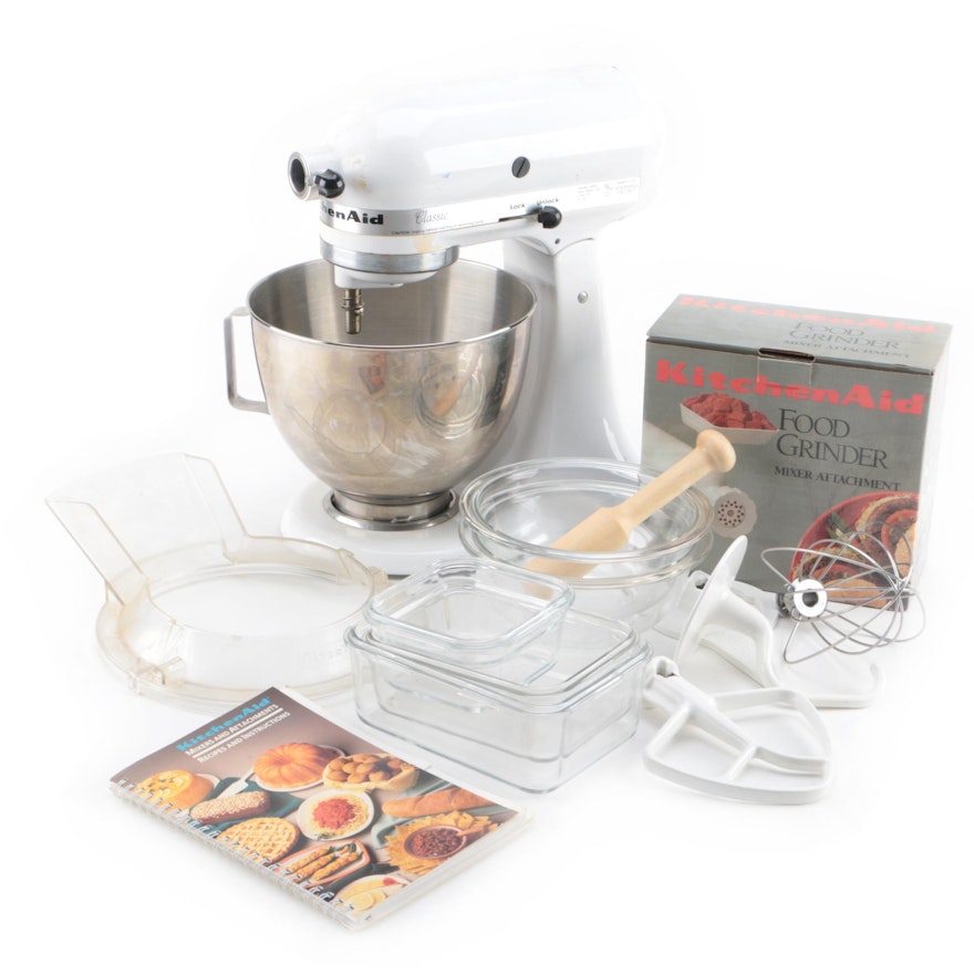 KitchenAid Mixer and Attachments