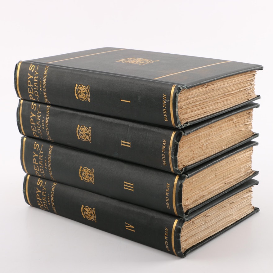 "Pepy's Diary and Correspondence" Volumes I-IV
