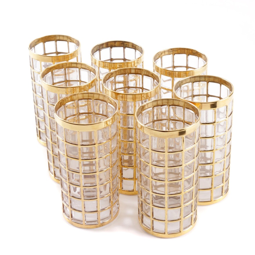 Imperial Glass "Toril de Oro Gold" Glasses