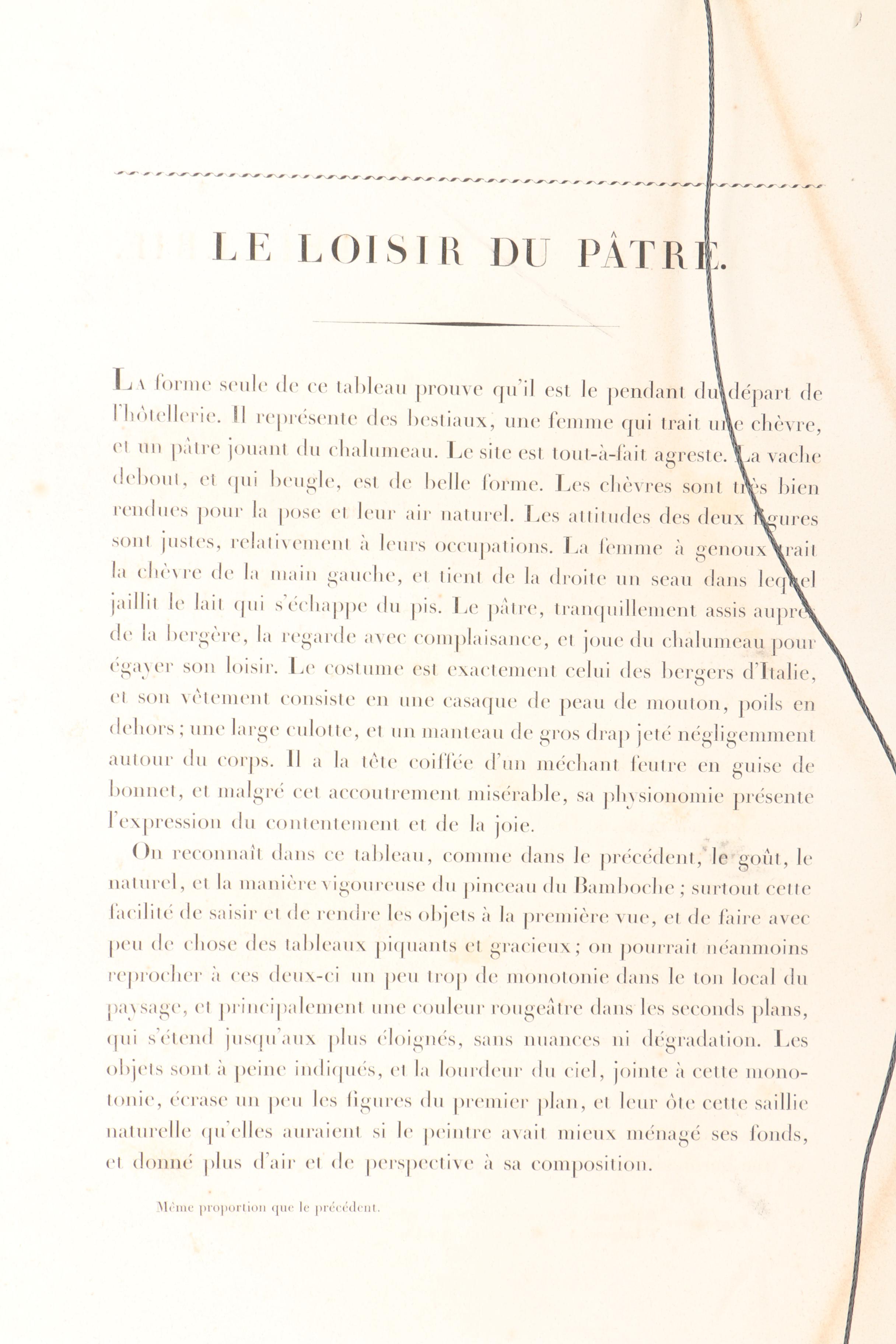 Engraving After Pieter van Laer's "Le Depart de L'Hotelerrie"