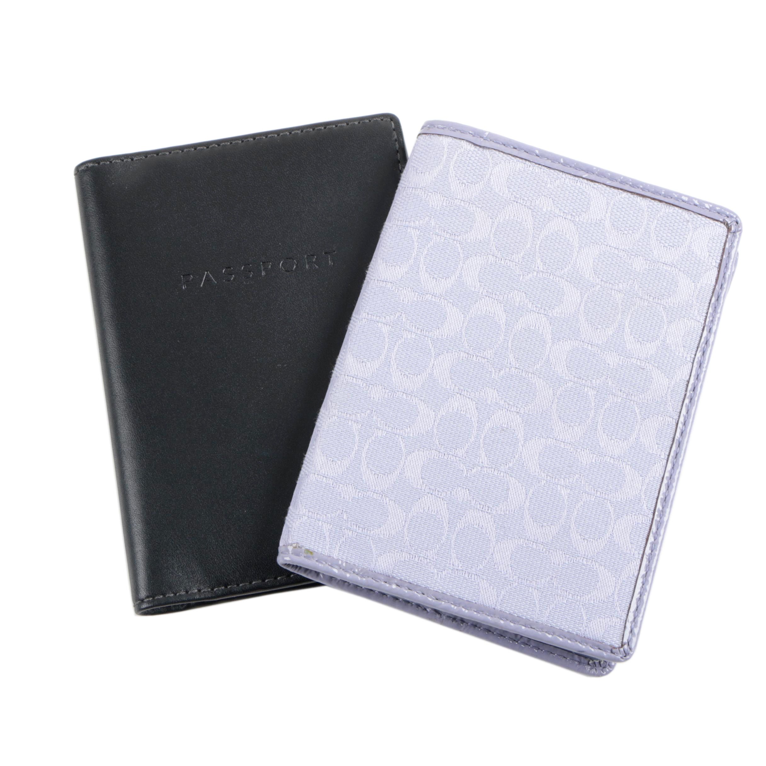 Coach Passport Covers
