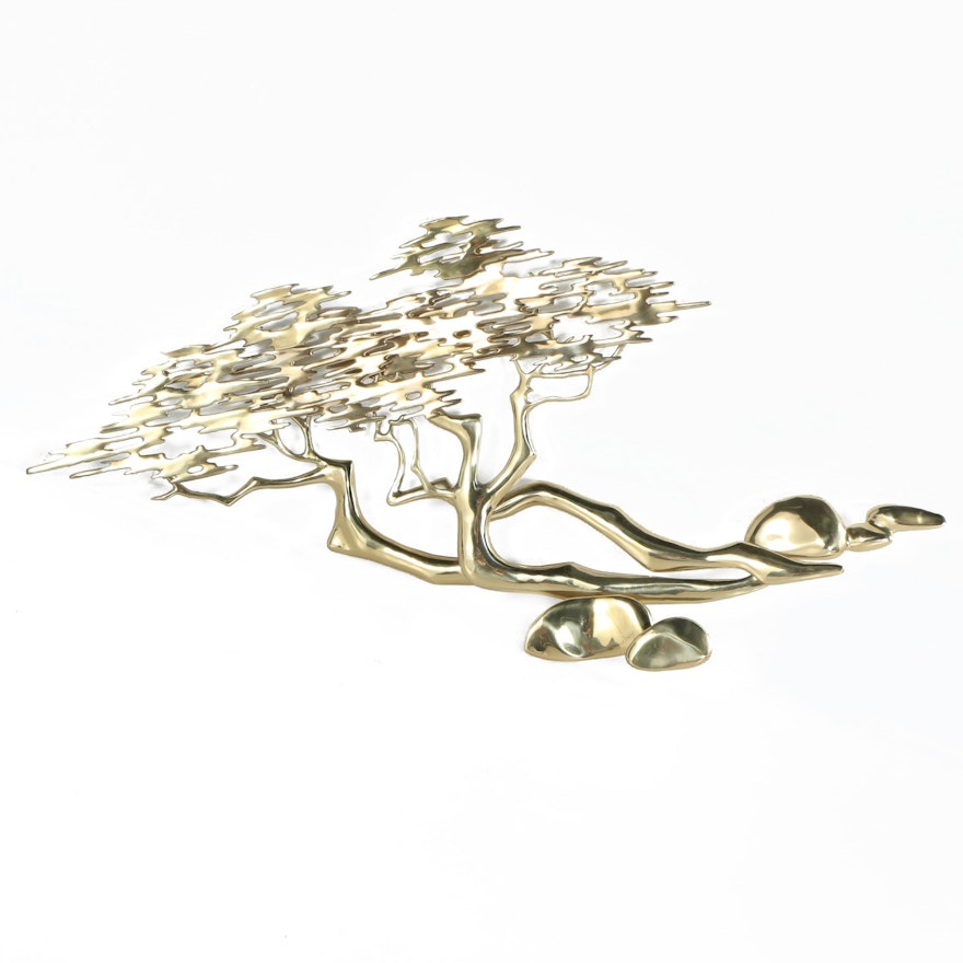 Metallic Bonsai Tree Wall Hanging