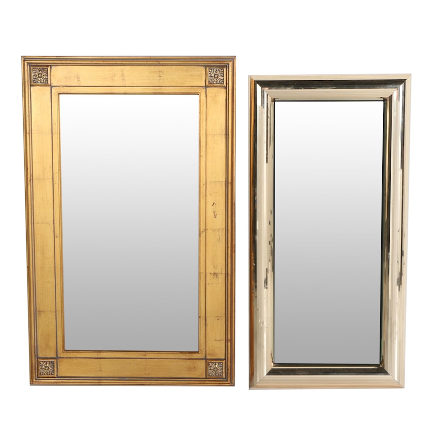 Wood and Metal Framed Wall Mirrors