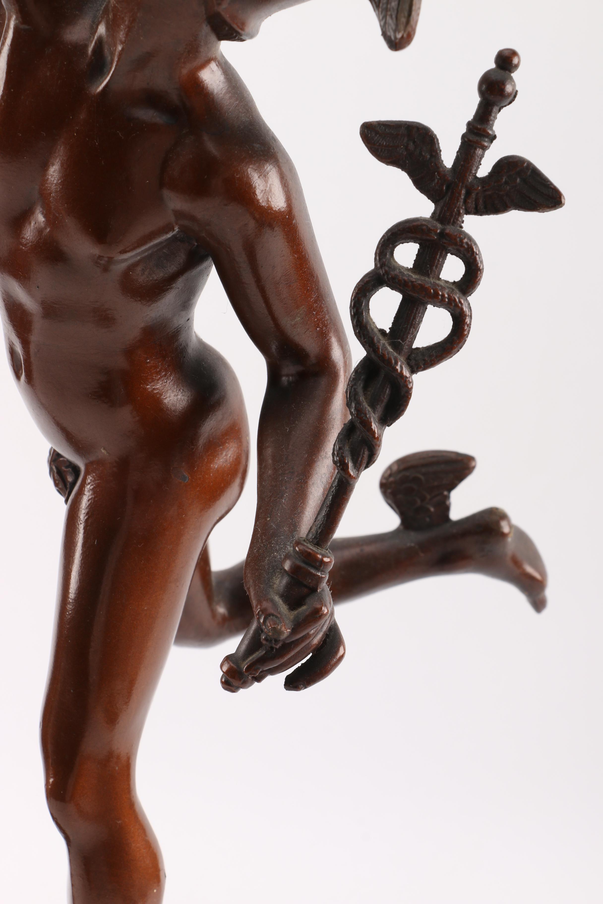 Mercury and Fortuna Bronze Sculptures after Jean de Bologna