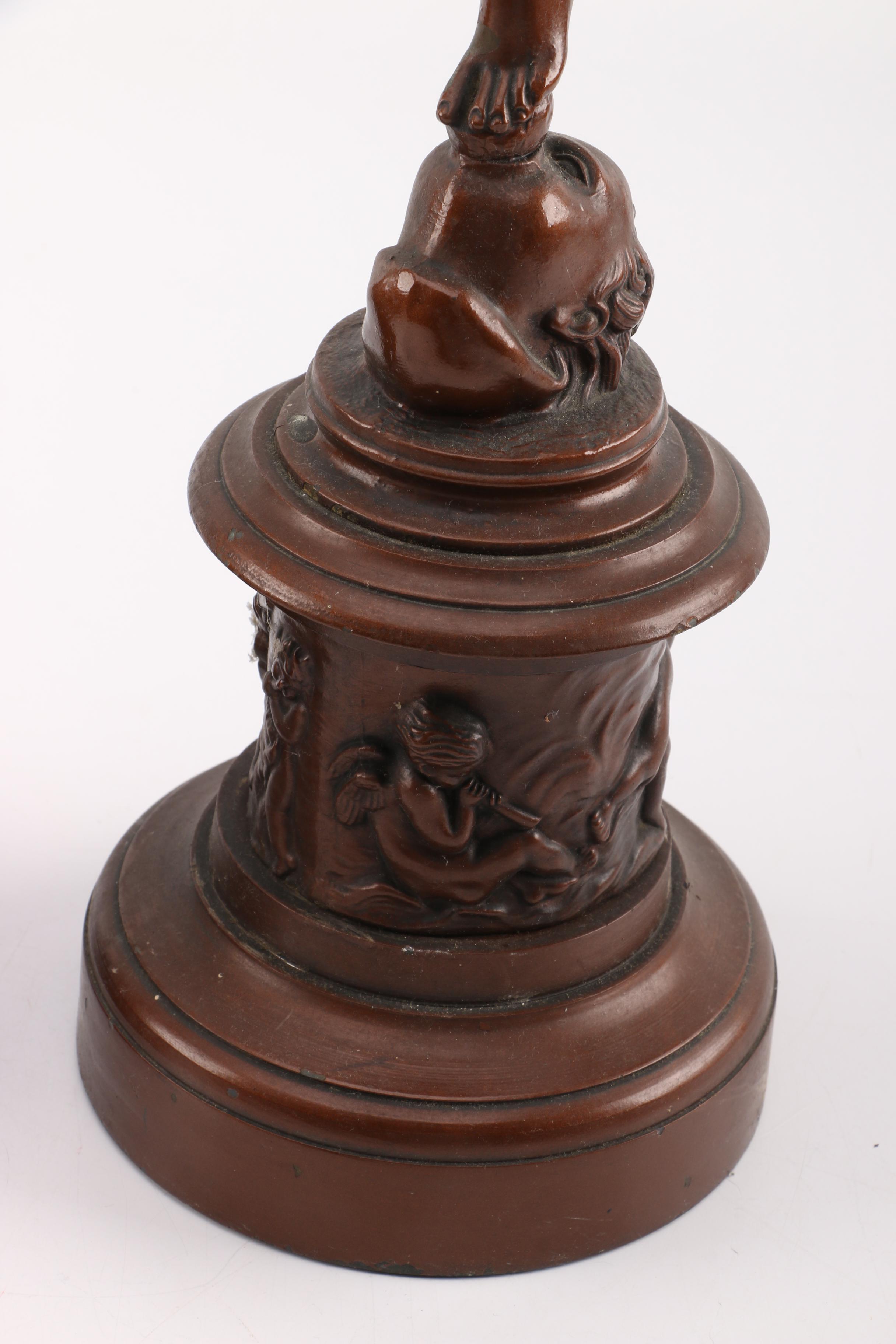 Mercury and Fortuna Bronze Sculptures after Jean de Bologna