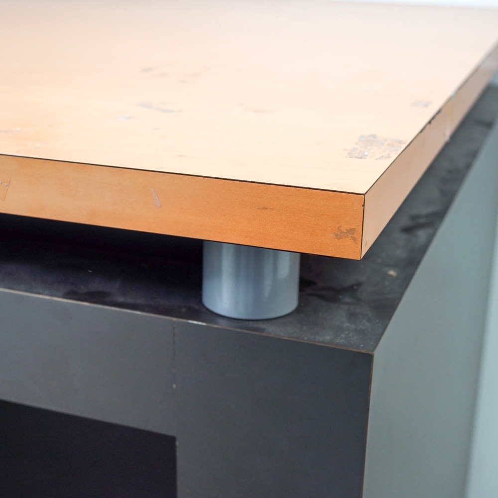 Contemporary Maple Topped Table