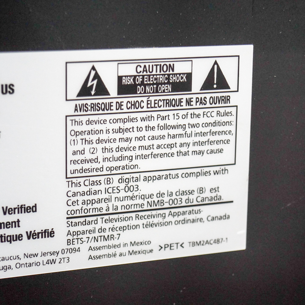 Panasonic 50" Plasma HDTV