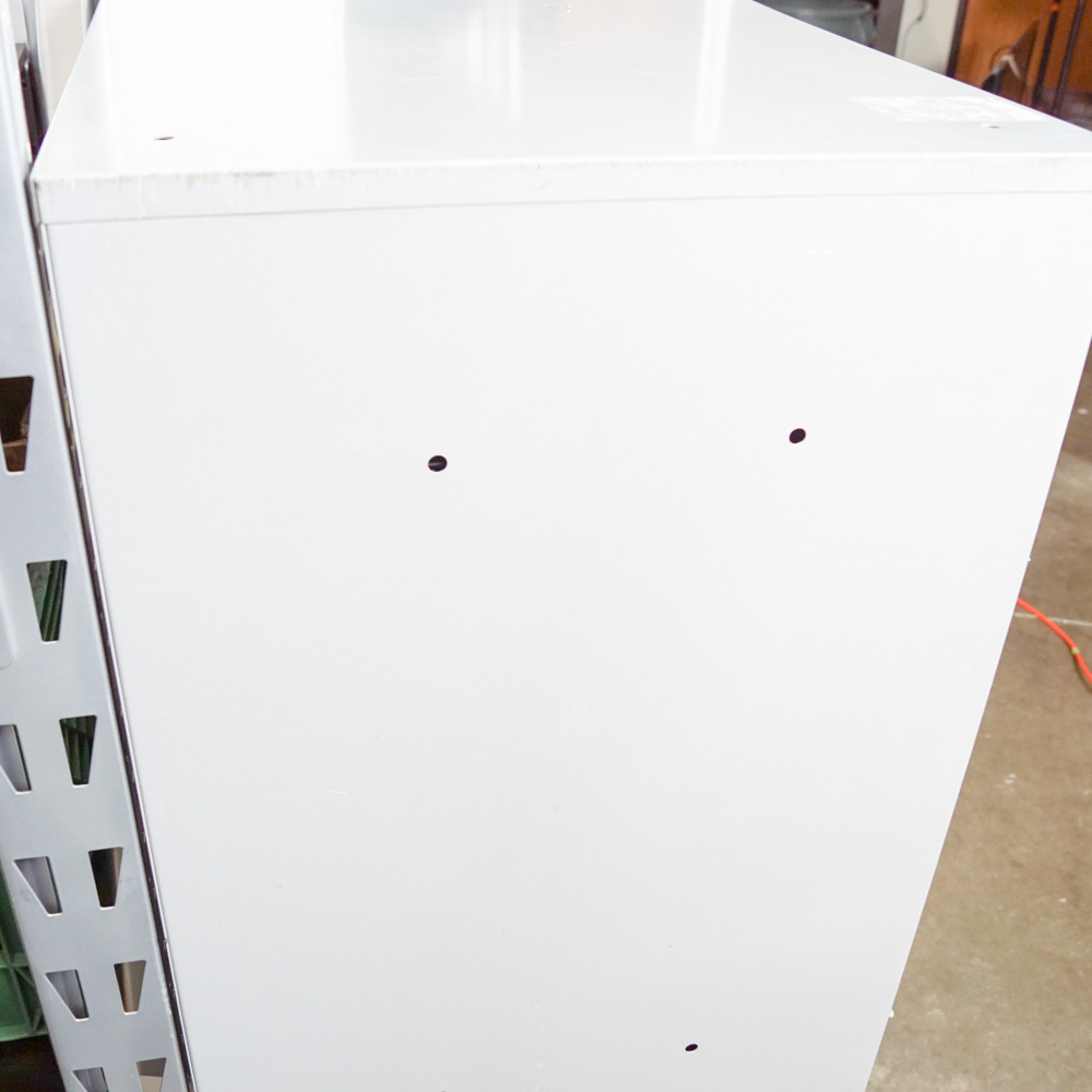 Metal Storage Chest on Chest with Divided Drawers