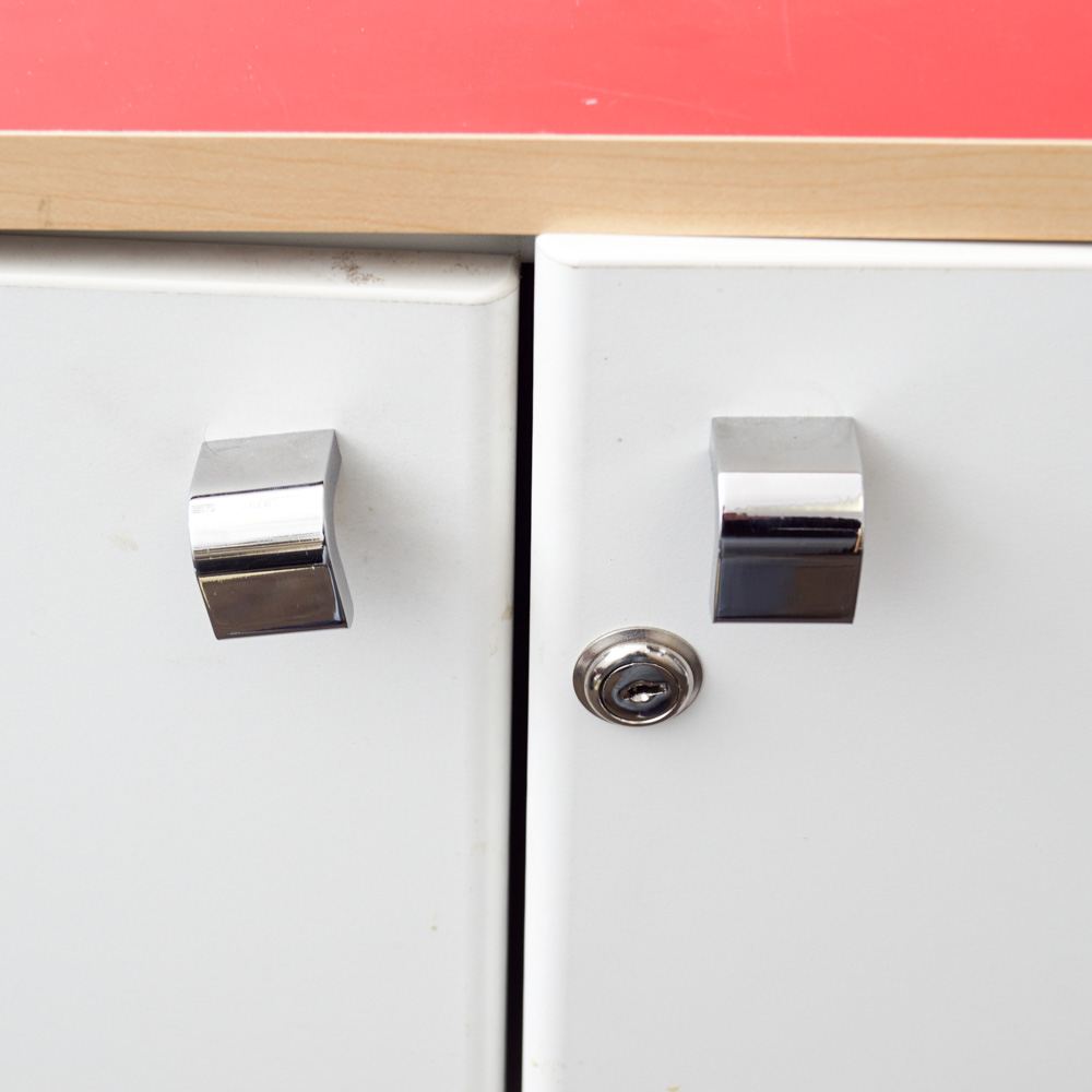 Mid Century Modern Style Melamine Cabinet