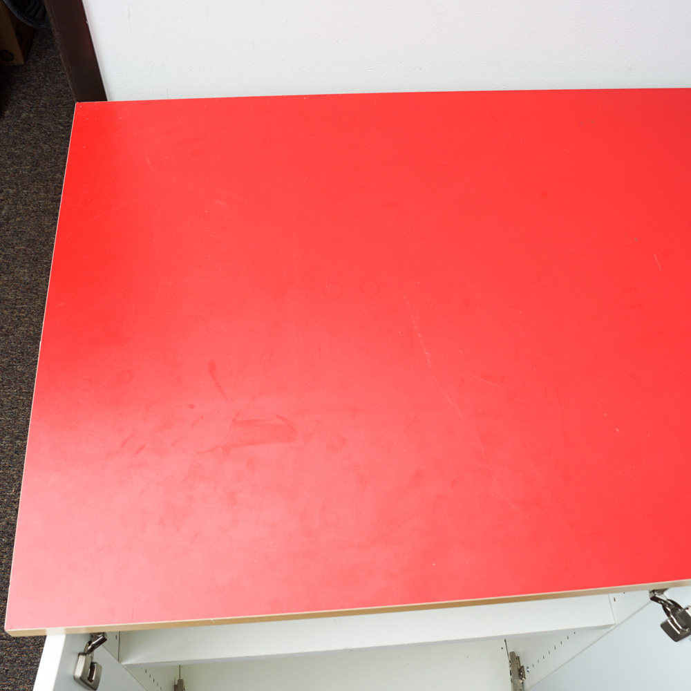 Mid Century Modern Style Melamine Cabinet