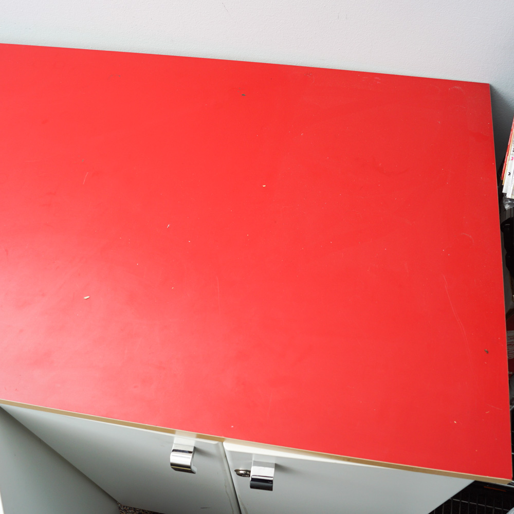 Mid Century Modern Style Melamine Cabinet