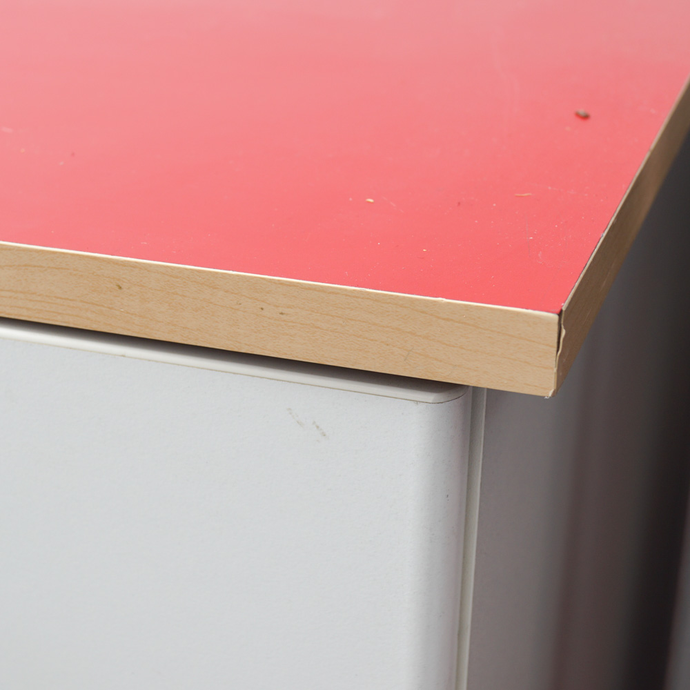 Mid Century Modern Style Melamine Cabinet