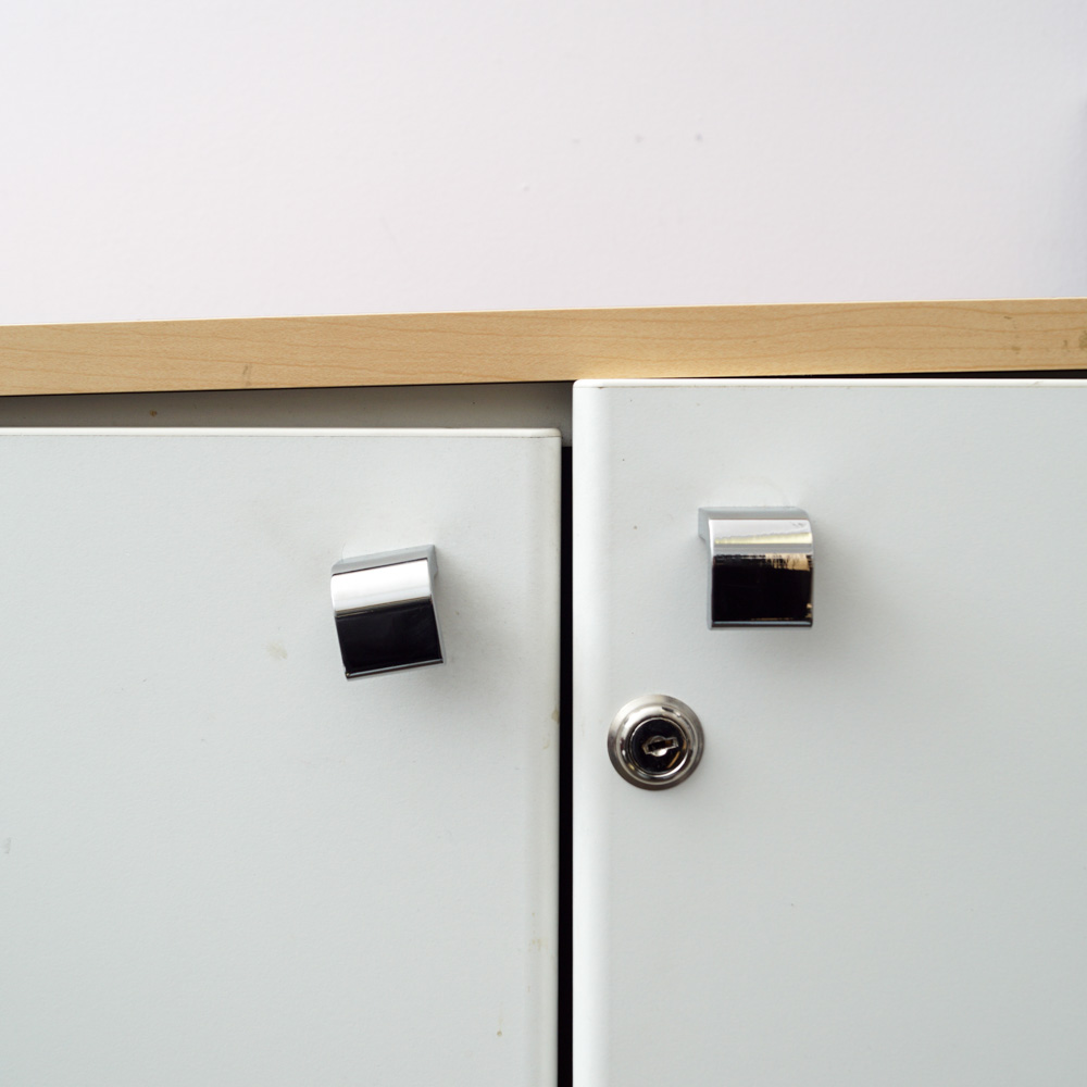 Mid Century Modern Style Melamine Cabinet