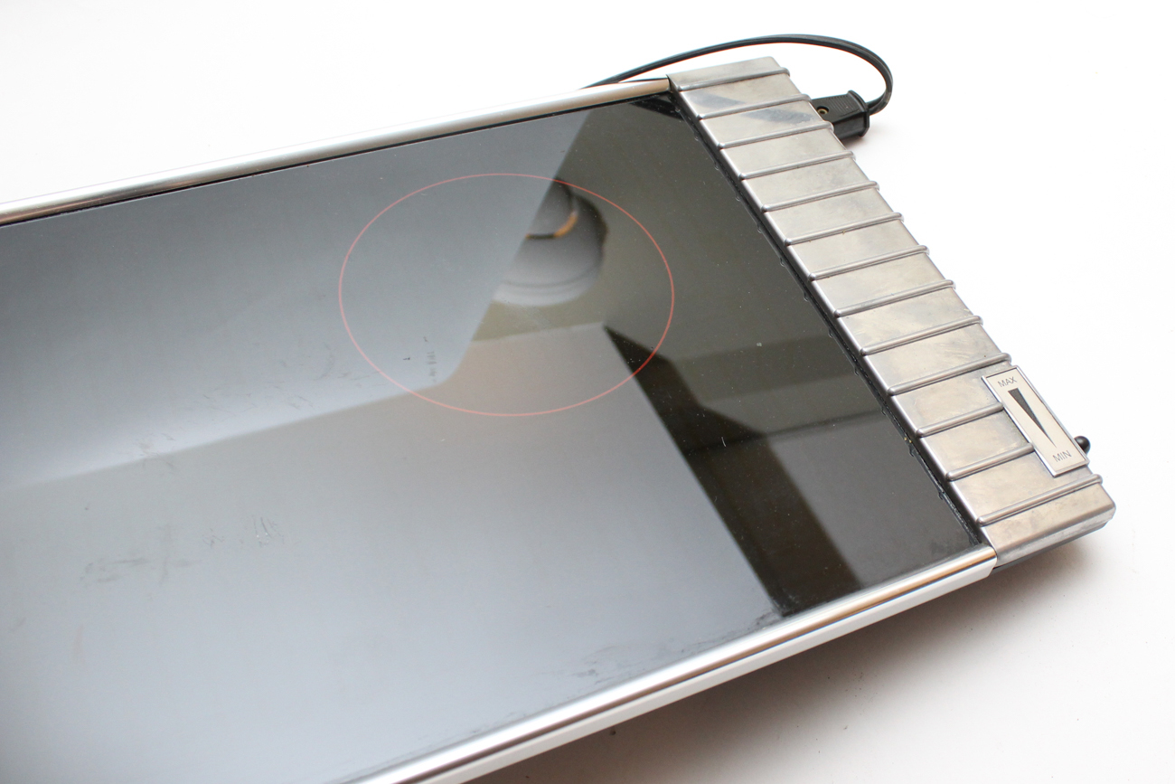 Cooktek Induction Range and Villaware Warming Plate