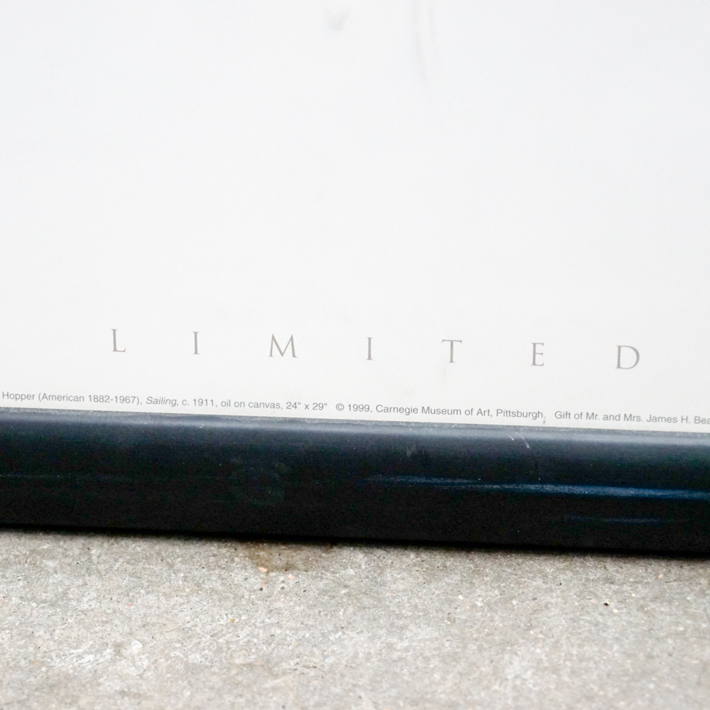 Framed Poster Print after Edward Hopper's "Sailing"