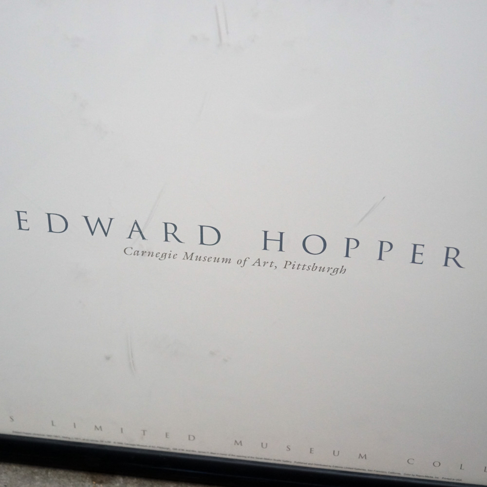 Framed Poster Print after Edward Hopper's "Sailing"