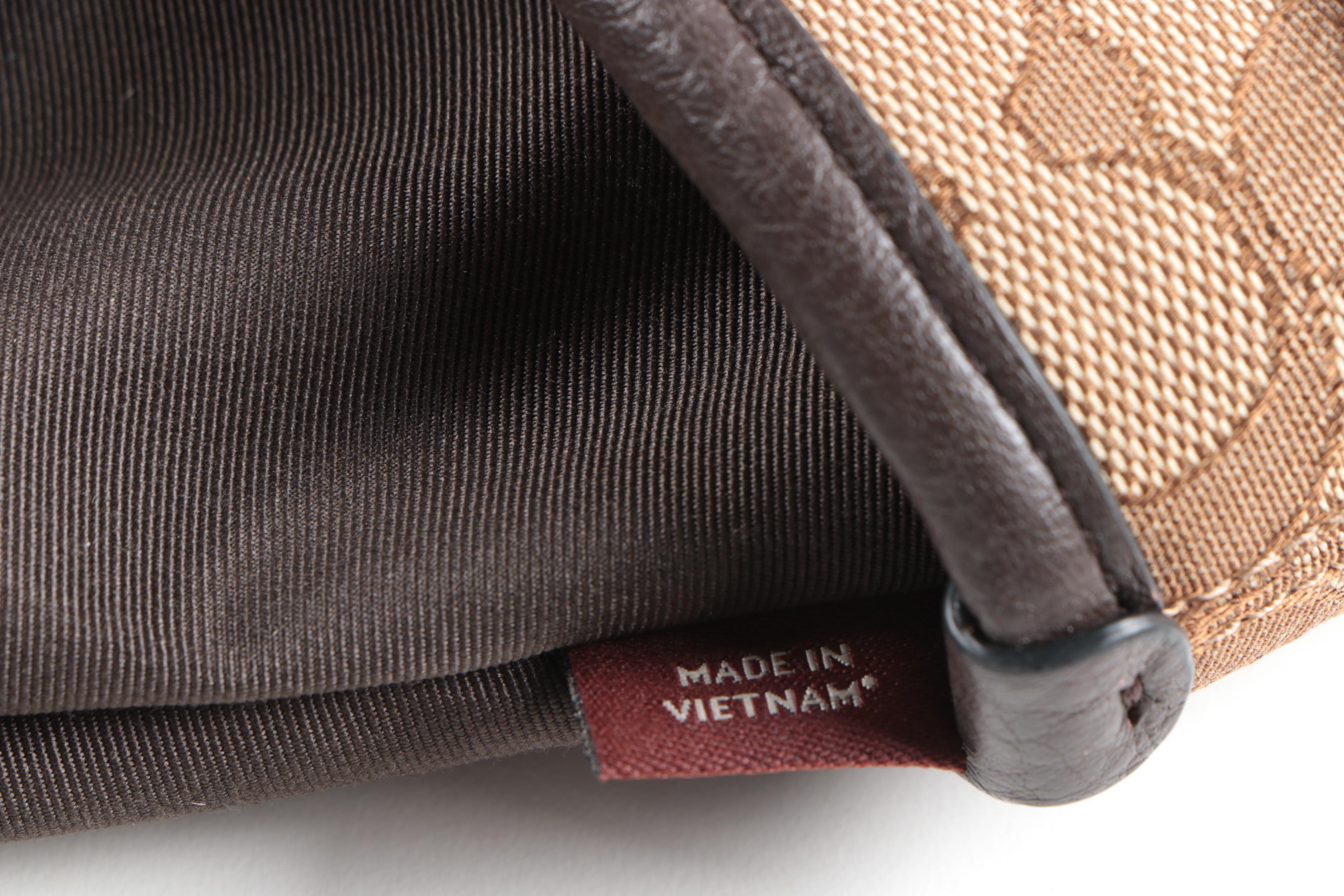 Coach Signature Canvas Zip Top Tote Bag