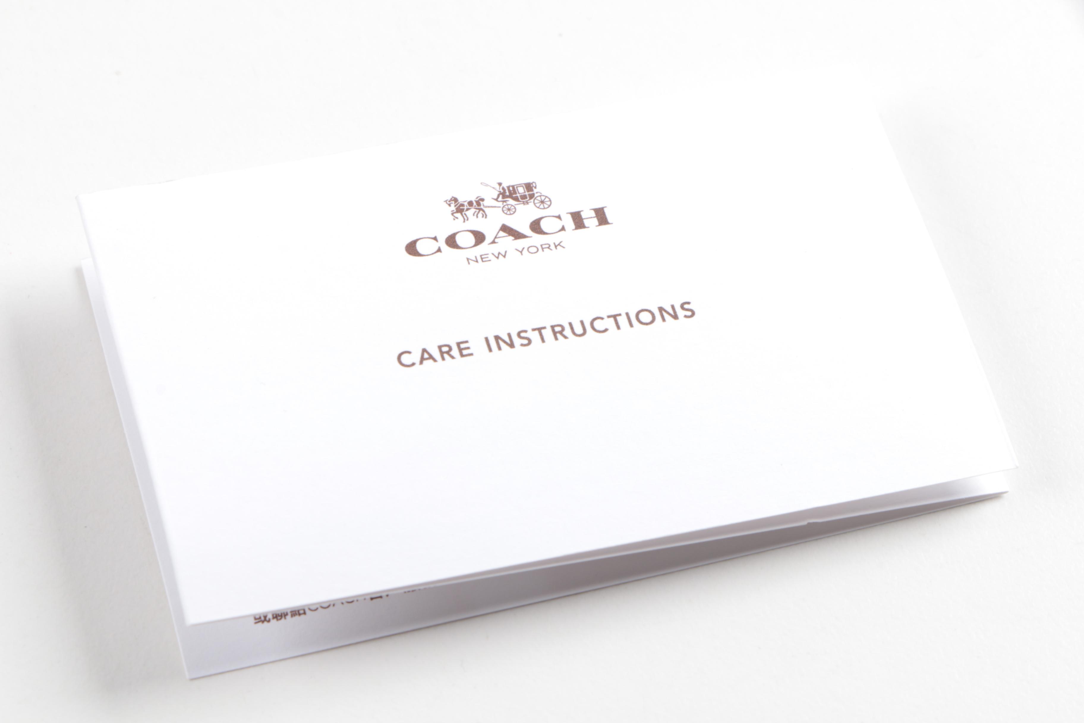 Coach Signature Canvas Zip Top Tote Bag