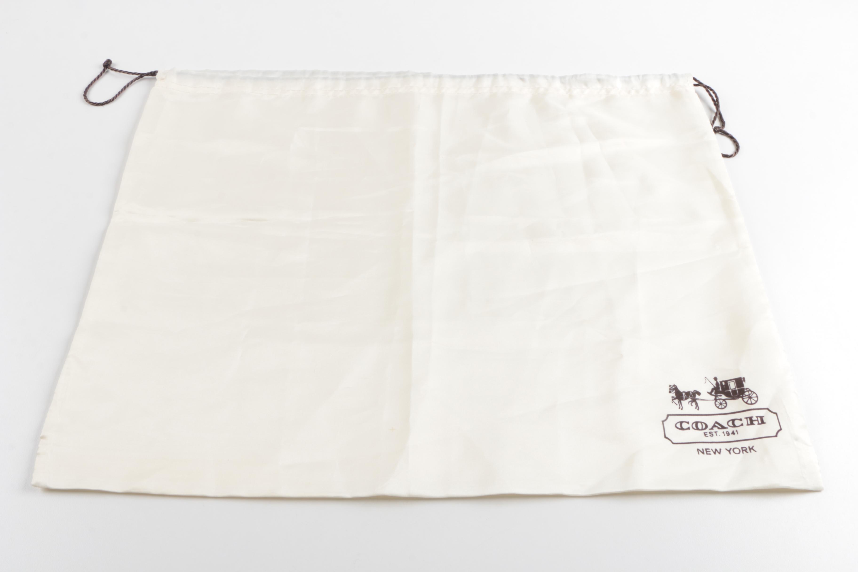 Coach Signature Canvas Zip Top Tote Bag