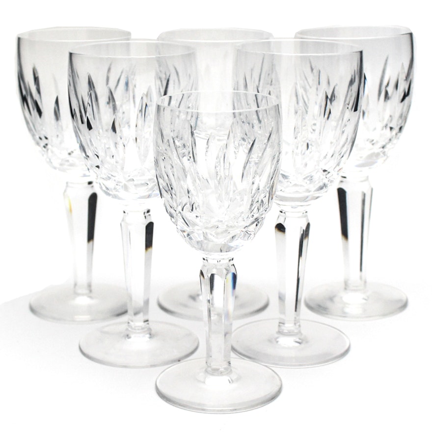 Waterford Crystal "Kildare" Claret Glasses and Cordial
