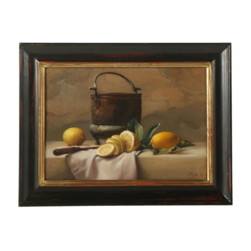 Maureen Hyde Oil Painting on Canvas of Still Life