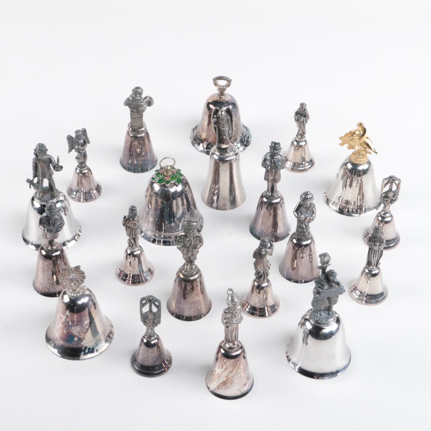 Reed & Barton and Other Silver Tone Bells