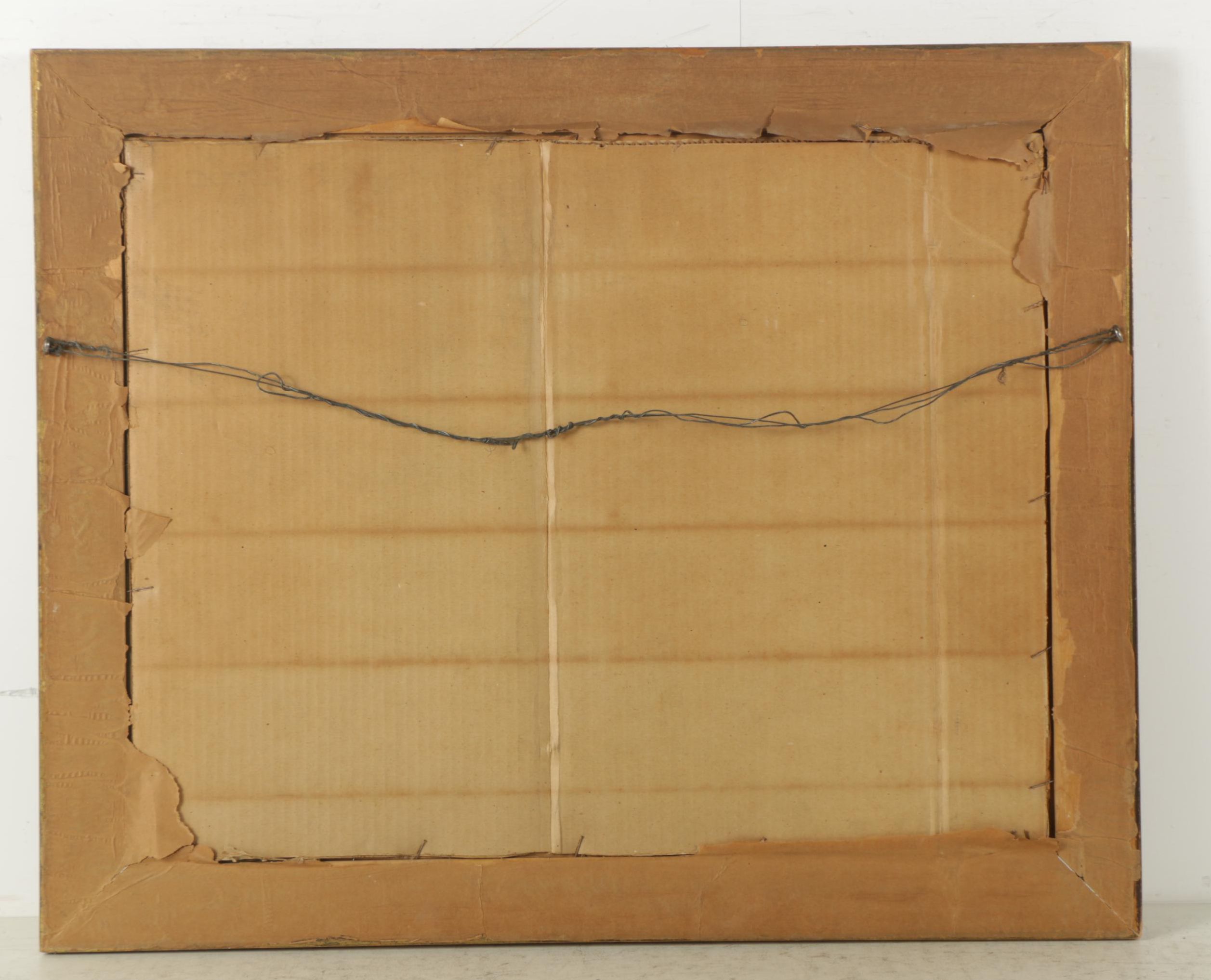 John Albert Seaford Mixed Media Painting on Paper of Snowy Landscape