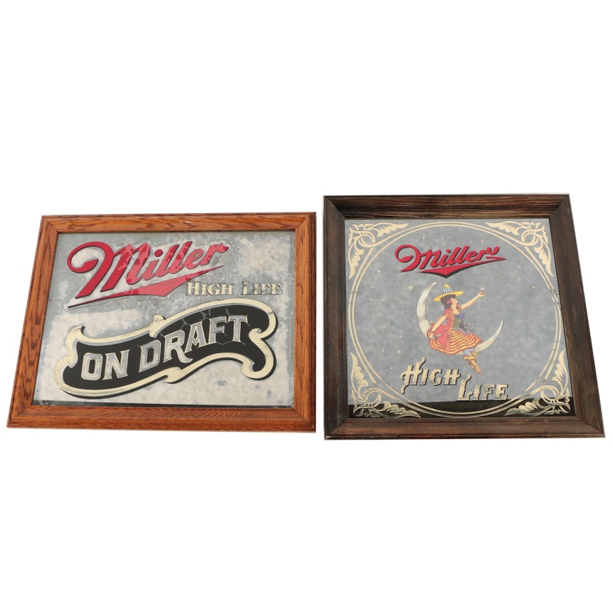 Mirror Miller High Life Mirror Signs