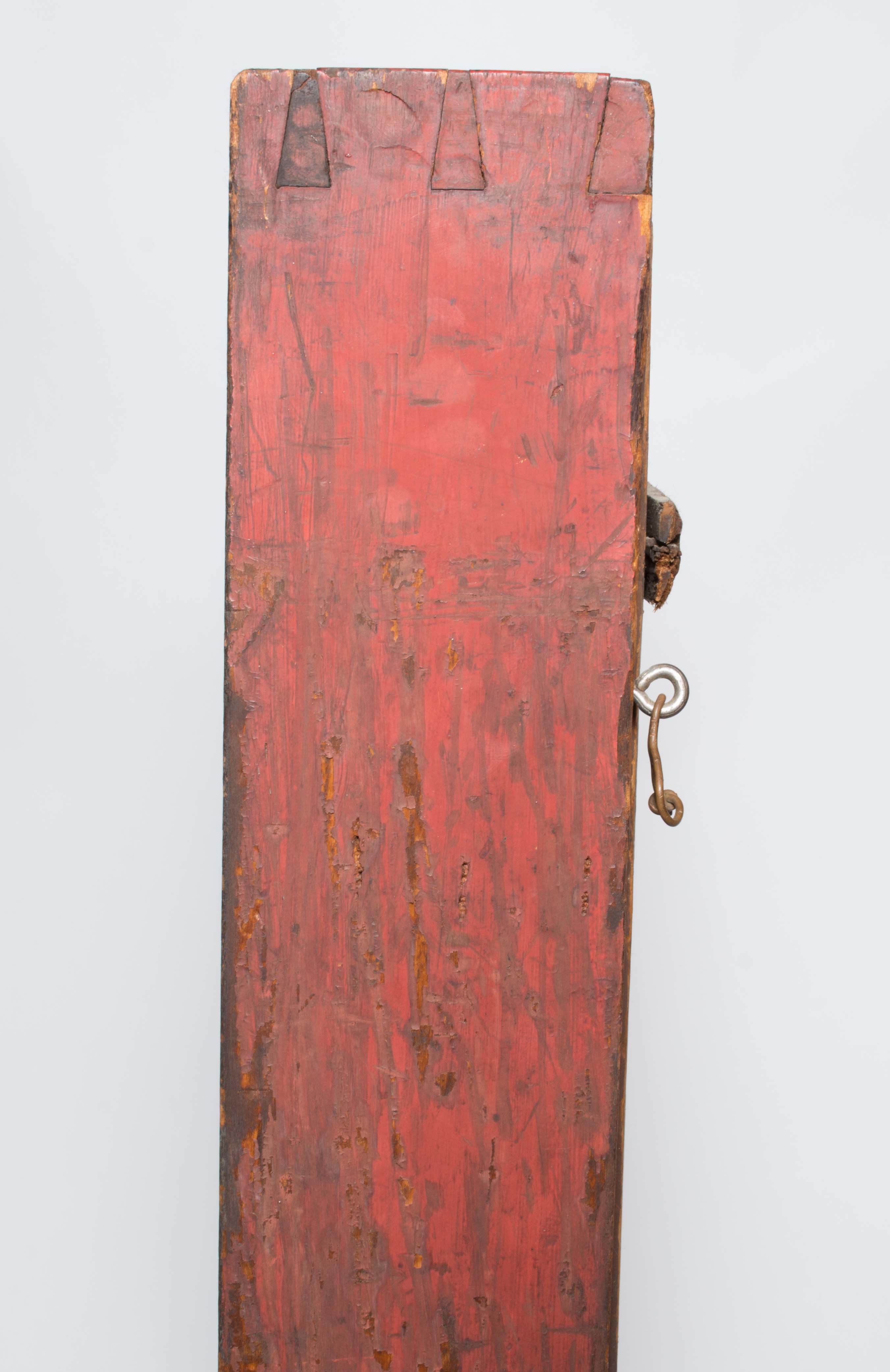 19th Century Chinese Hand Carved and Gilded Mirror with Reverse Painting