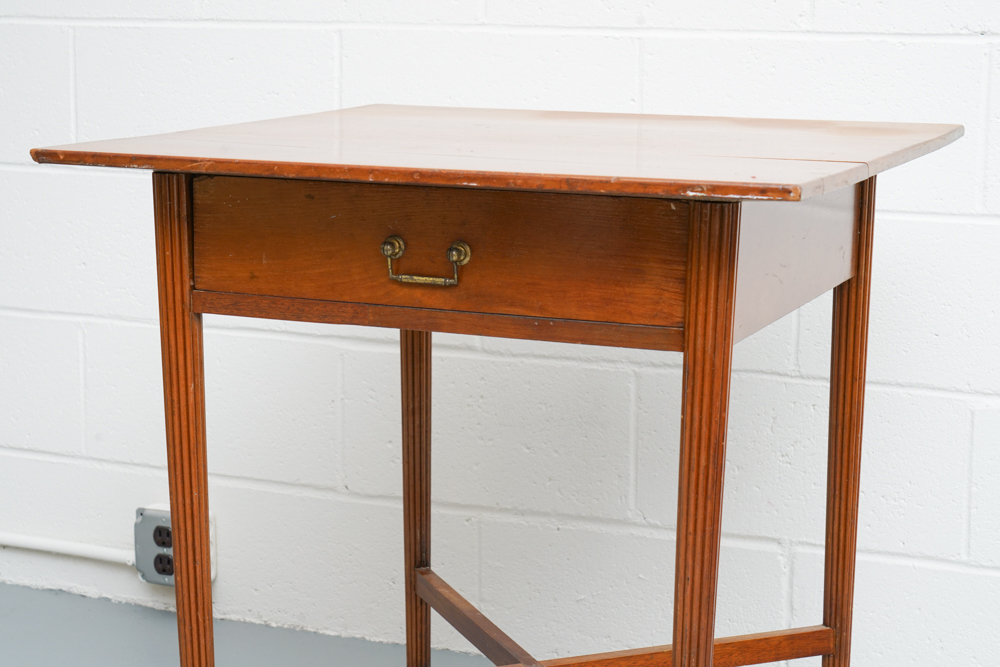 Vintage Cherry Finished End Table