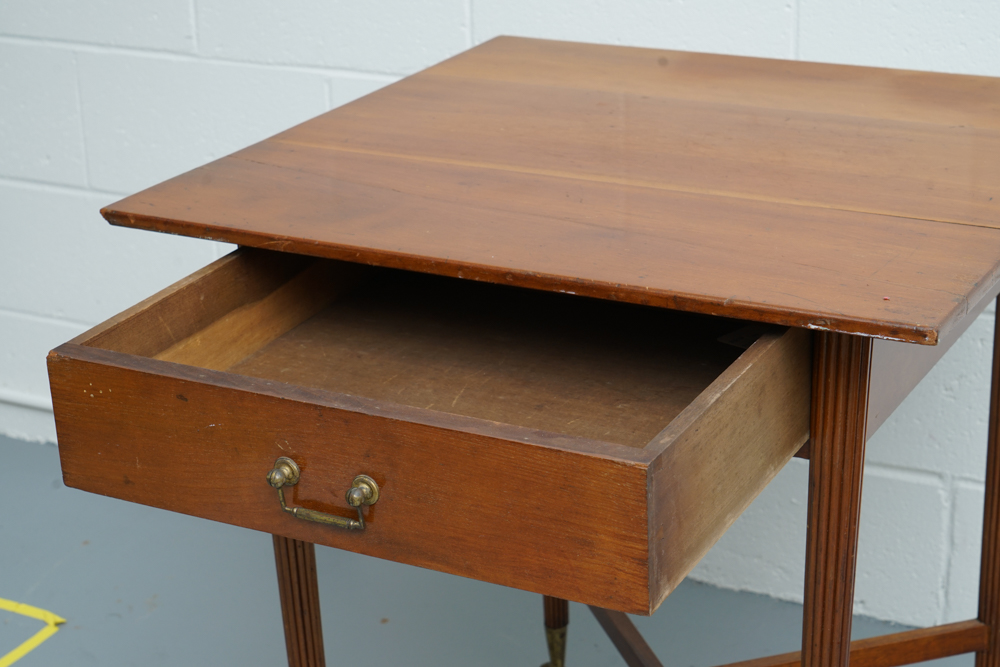 Vintage Cherry Finished End Table