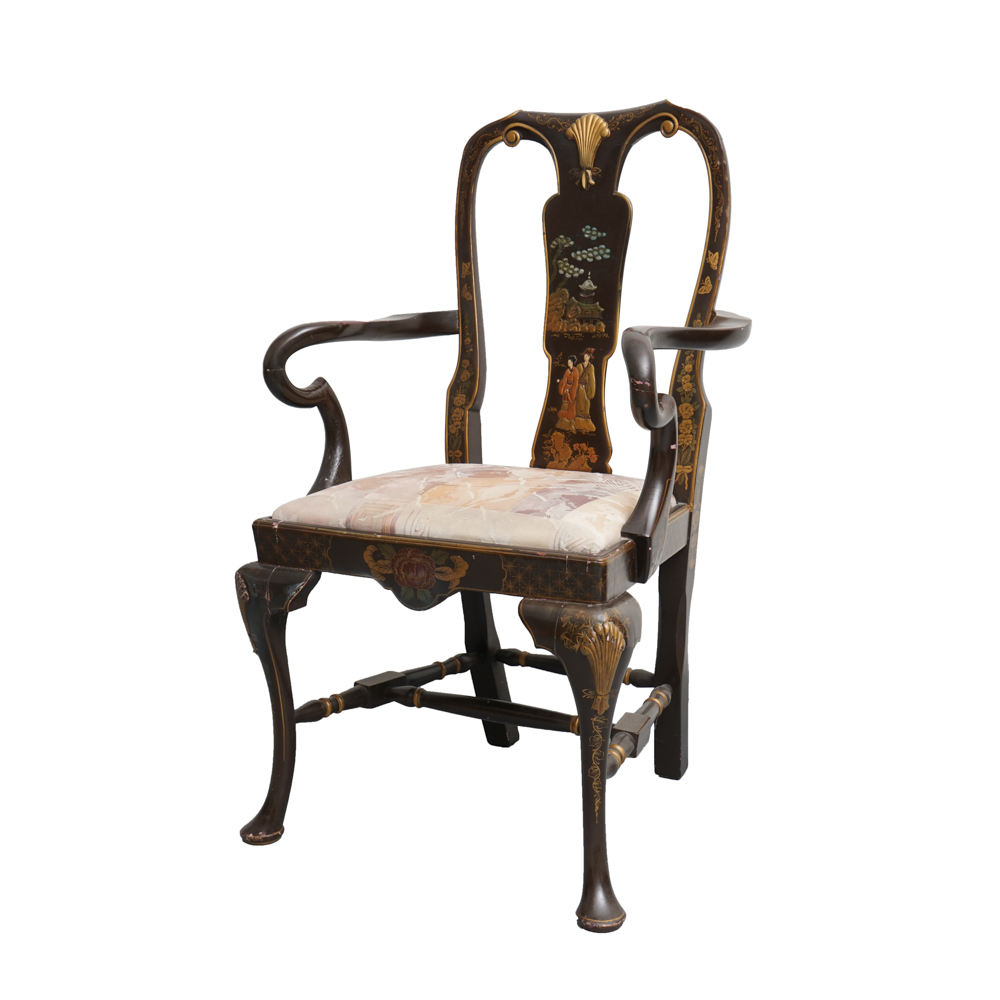 Vintage Chinoiserie Armchair by Georgian Furniture Company