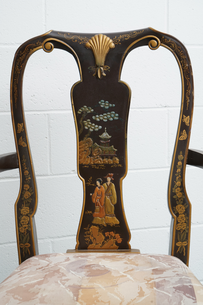 Vintage Chinoiserie Armchair by Georgian Furniture Company