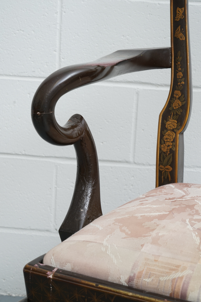 Vintage Chinoiserie Armchair by Georgian Furniture Company