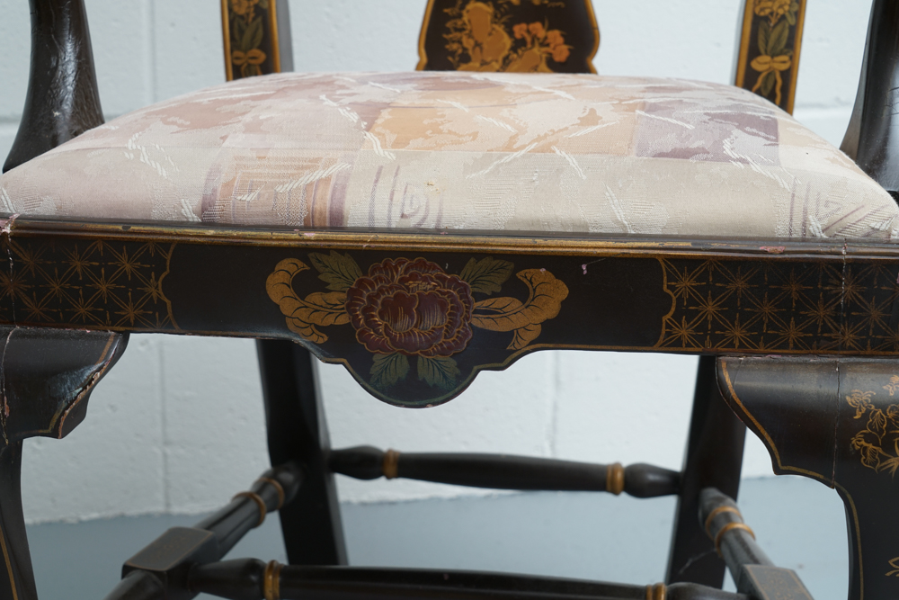 Vintage Chinoiserie Armchair by Georgian Furniture Company