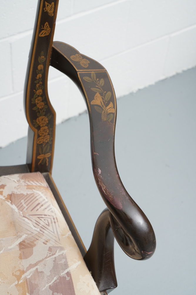 Vintage Chinoiserie Armchair by Georgian Furniture Company