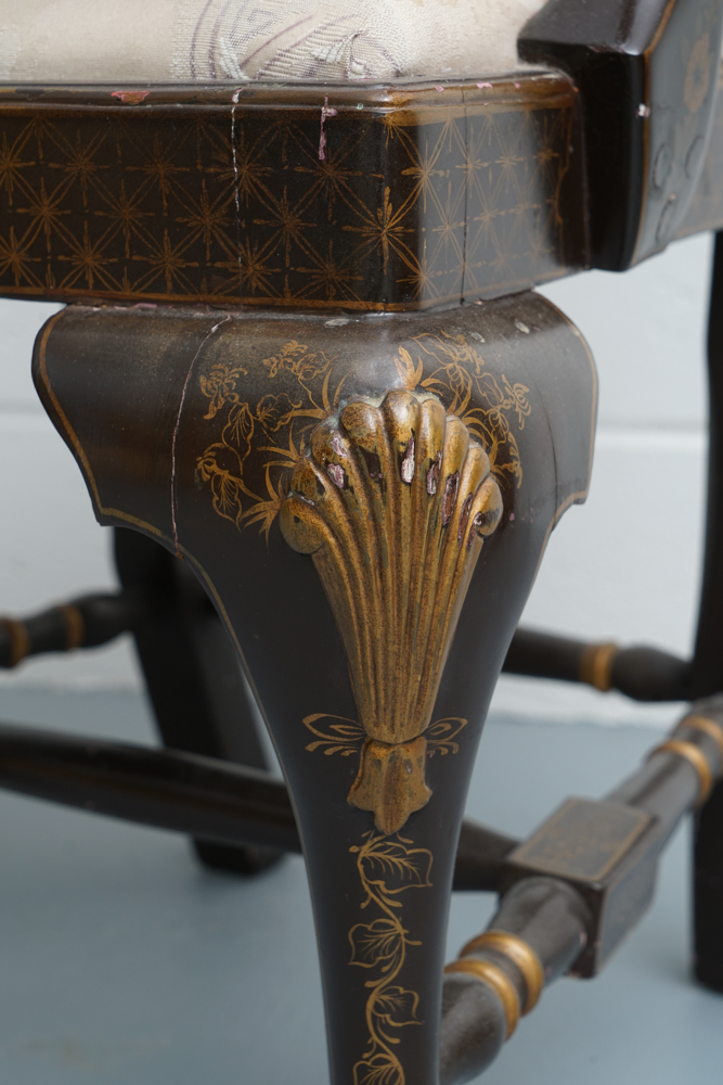 Vintage Chinoiserie Armchair by Georgian Furniture Company