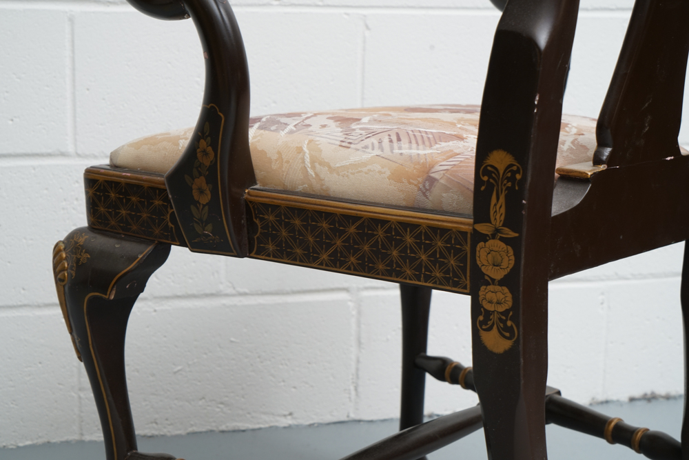 Vintage Chinoiserie Armchair by Georgian Furniture Company