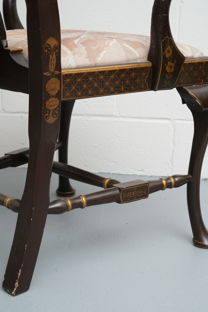 Vintage Chinoiserie Armchair by Georgian Furniture Company