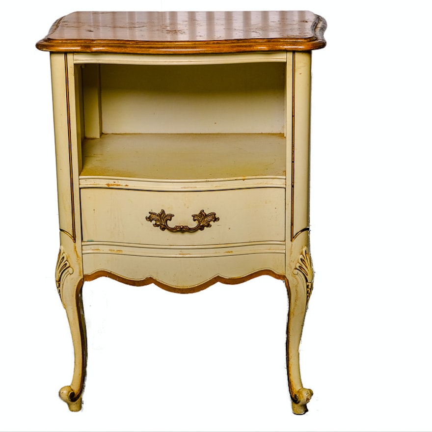 Vintage French Provincial Style Nightstand