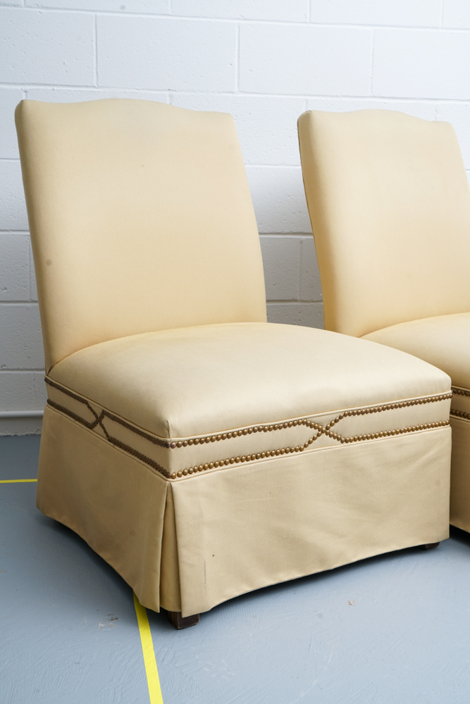 Pair of Slipper Chairs by Hickory Chair