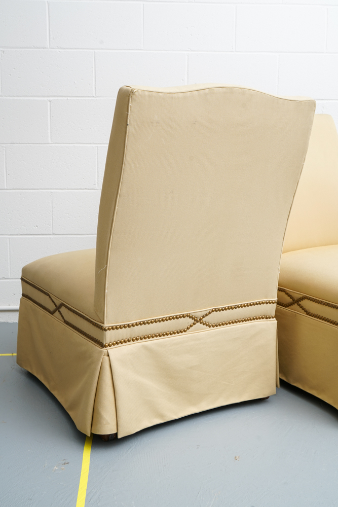 Pair of Slipper Chairs by Hickory Chair