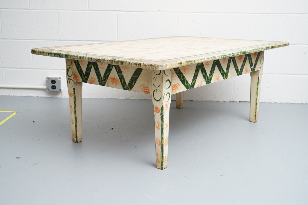 Hand Painted Coffee Table
