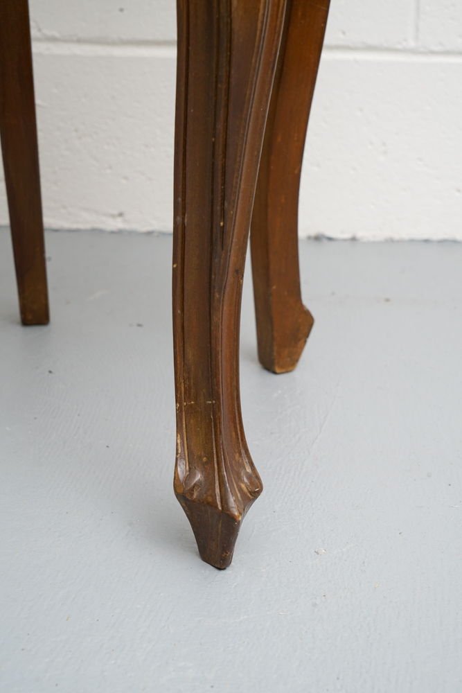 Pair of Vintage French Provincial Style Caned Side Chairs