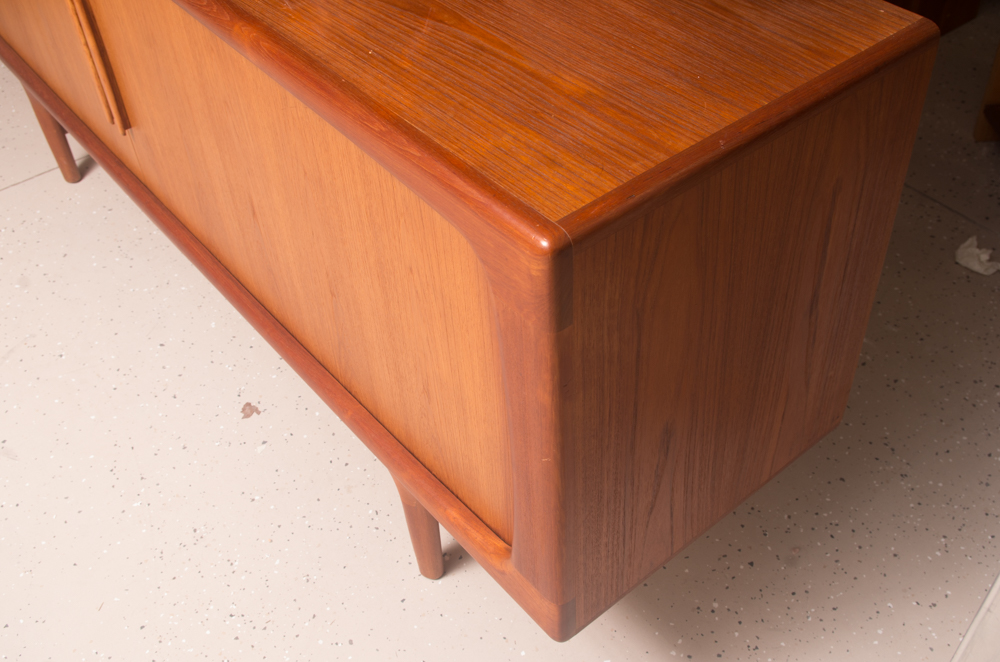Danish Modern Teak Buffet with China Cabinet