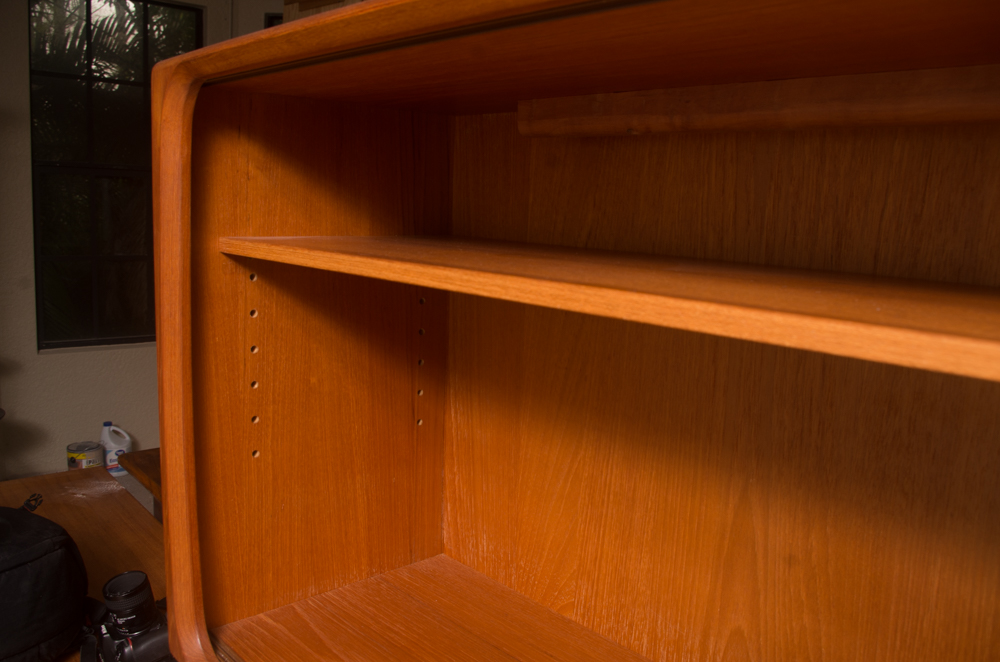Danish Modern Teak Buffet with China Cabinet