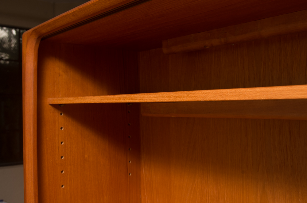 Danish Modern Teak Buffet with China Cabinet